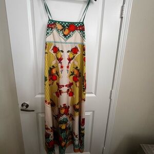 Floral Multicolor Maxi Dress